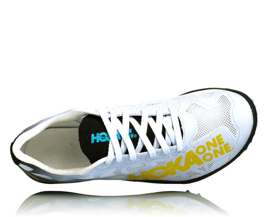 Hoka One One Çivili Koşu Ayakkabısı Kadın Beyaz - Rocket X - VT2156408